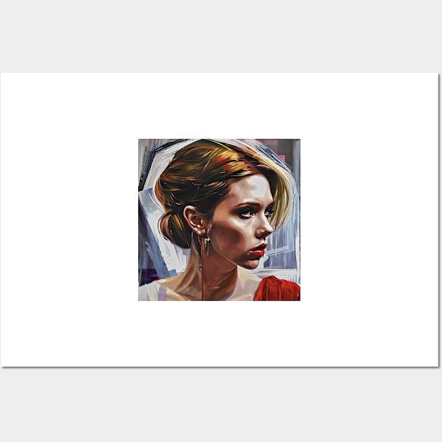 Free painting of Scarlett Wall Art by bogfl